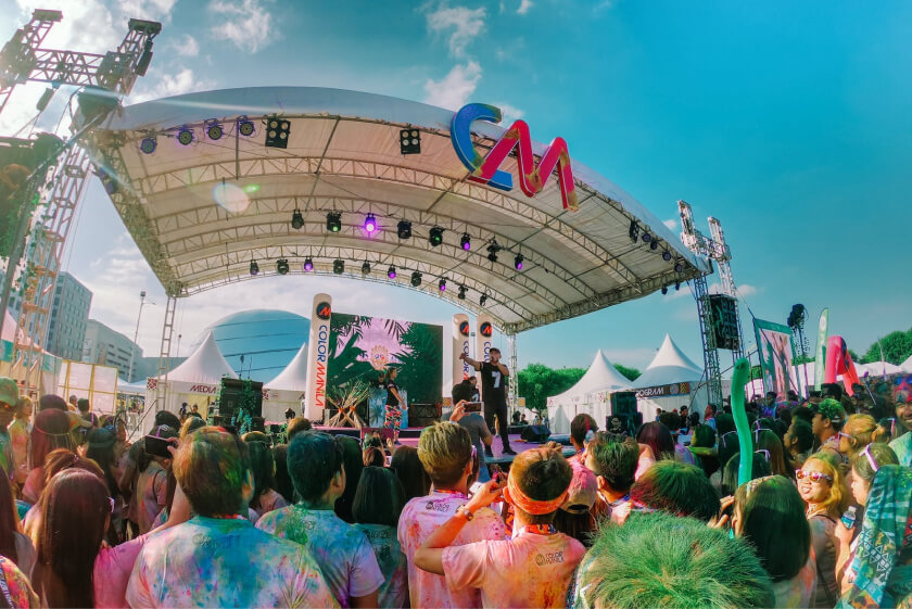 Color mechanics that he came up with during